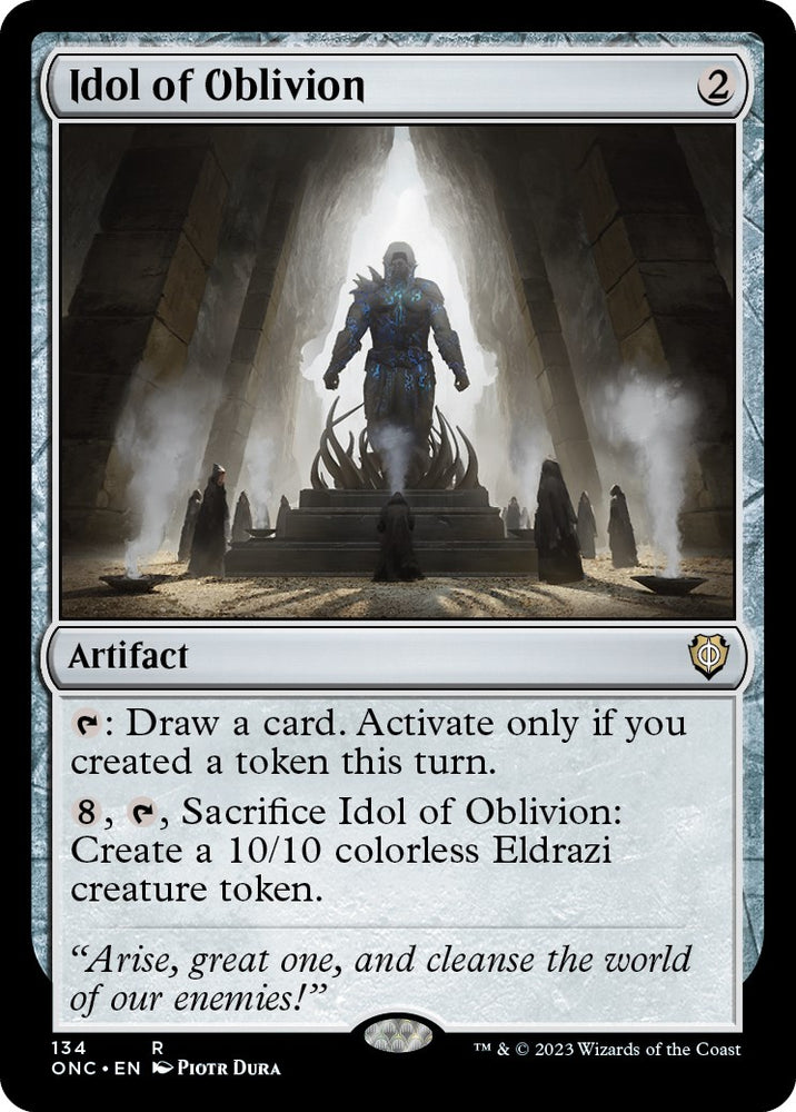 Idol of Oblivion [Phyrexia: All Will Be One Commander]