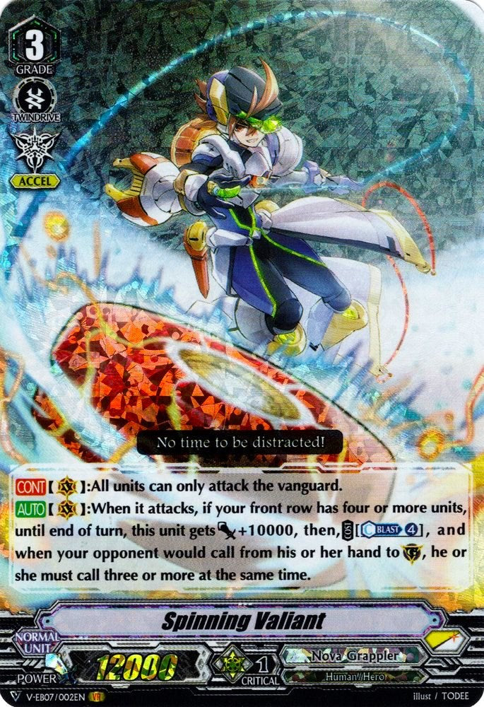 Spinning Valiant (V-EB07/002EN) [The Heroic Evolution]