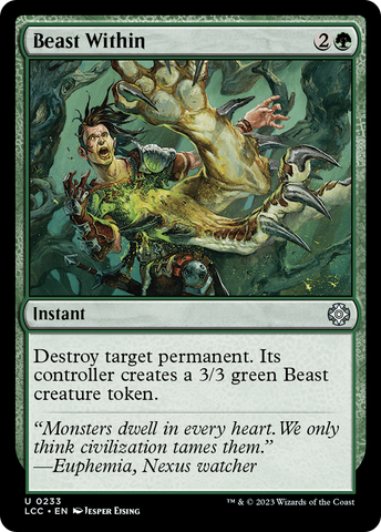 Beast Within [The Lost Caverns of Ixalan Commander]