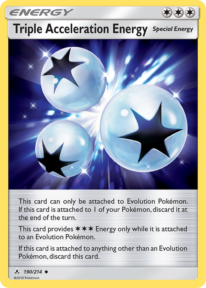 Triple Acceleration Energy (190/214) [Sun & Moon: Unbroken Bonds]