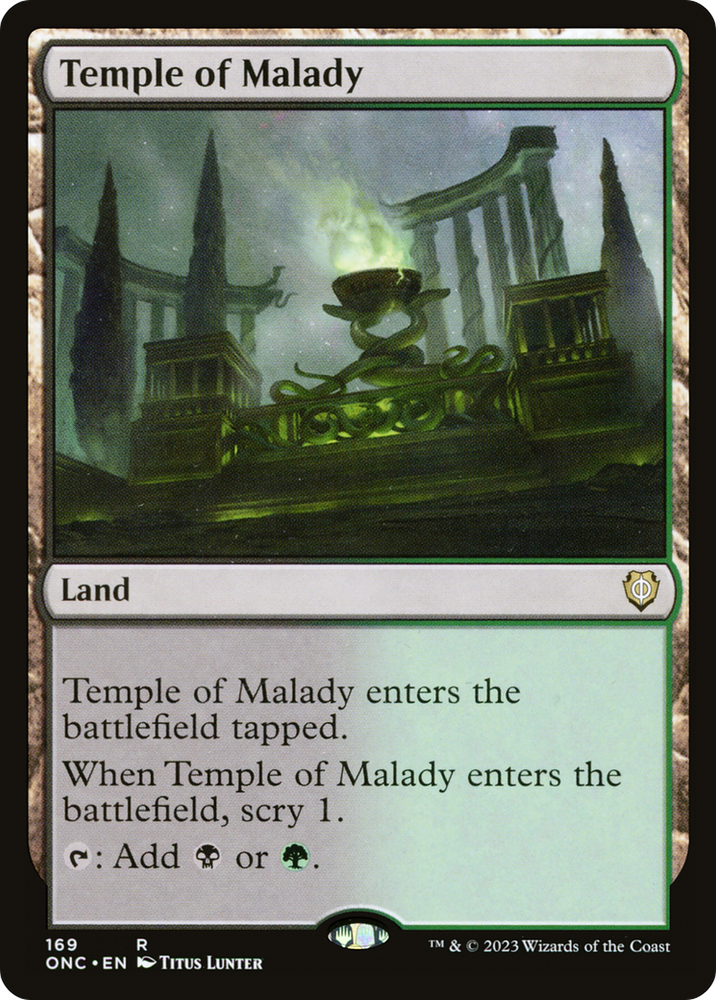 Temple of Malady [Phyrexia: All Will Be One Commander]