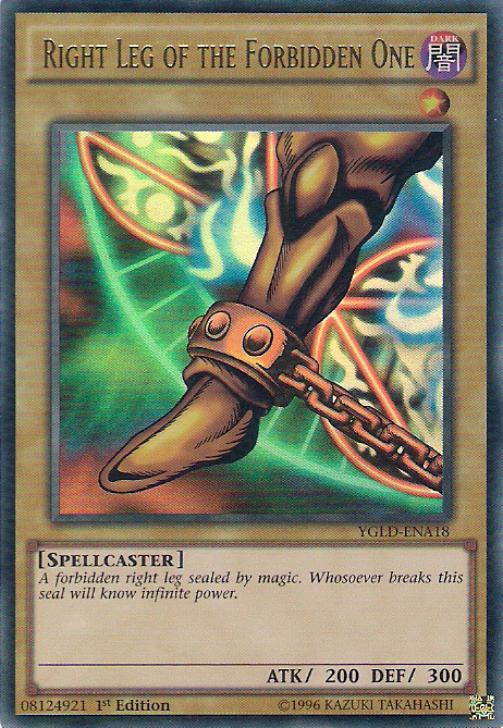 Right Leg of the Forbidden One [YGLD-ENA18] Ultra Rare