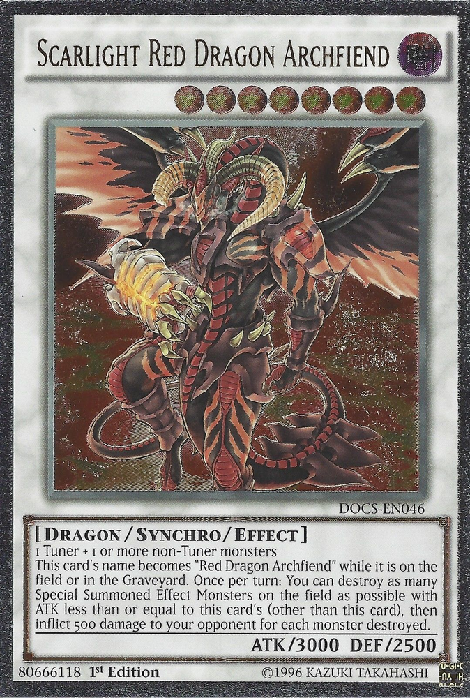 Scarlight Red Dragon Archfiend (UTR) [DOCS-EN046] Ultimate Rare