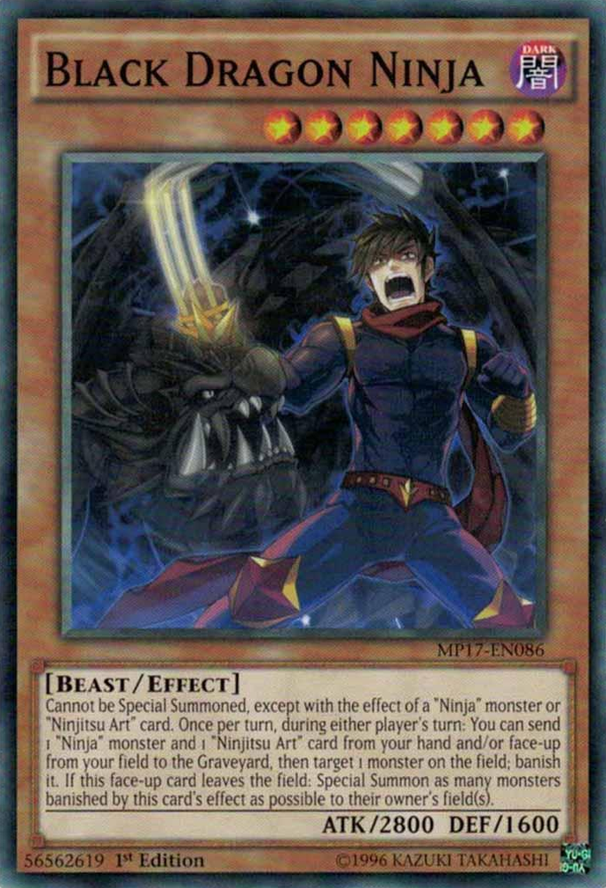 Black Dragon Ninja [MP17-EN086] Common