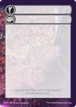 Helper Card (3/9) [Kamigawa: Neon Dynasty Tokens]