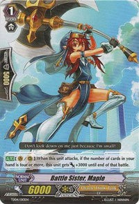 Battle Sister, Maple (TD04/010EN) [Trial Deck 4: Maiden Princess of the Cherry Blossom]