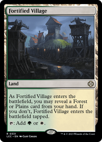 Fortified Village [The Lost Caverns of Ixalan Commander]