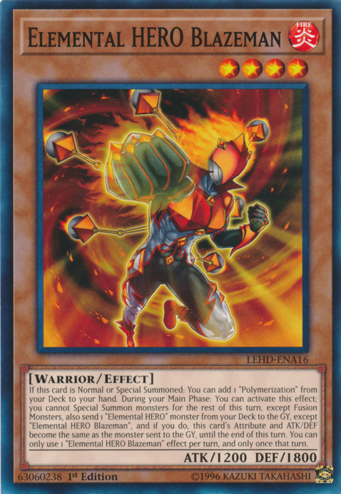 Elemental Hero Blazeman [LEHD-ENA16] Common
