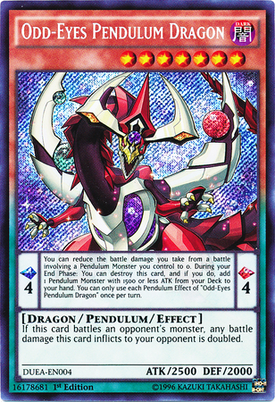 Odd-Eyes Pendulum Dragon [DUEA-EN004] Secret Rare