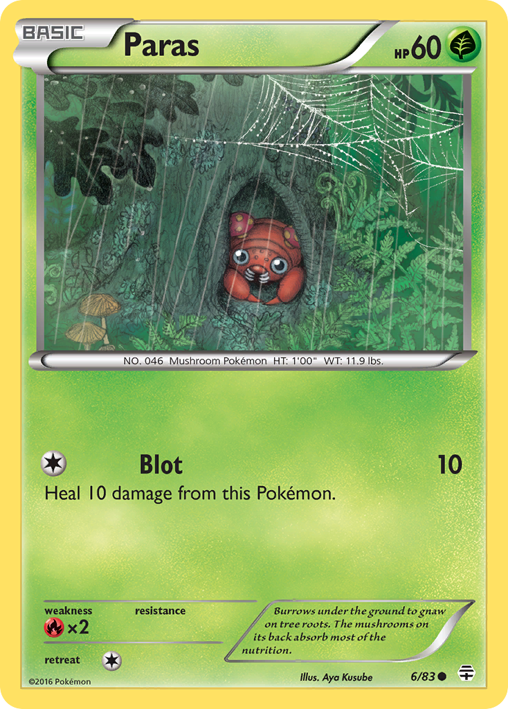 ultra rare paras 1995 pokemon card (4/196) - SWSH11 Lost Origin RarityCommon Hit Points70 HP Grass Leech Life (10) Heal from this Pokmon the same amount of damage you did to your opponents Active Pokmon. Paras 004 SV09 Journey Together
