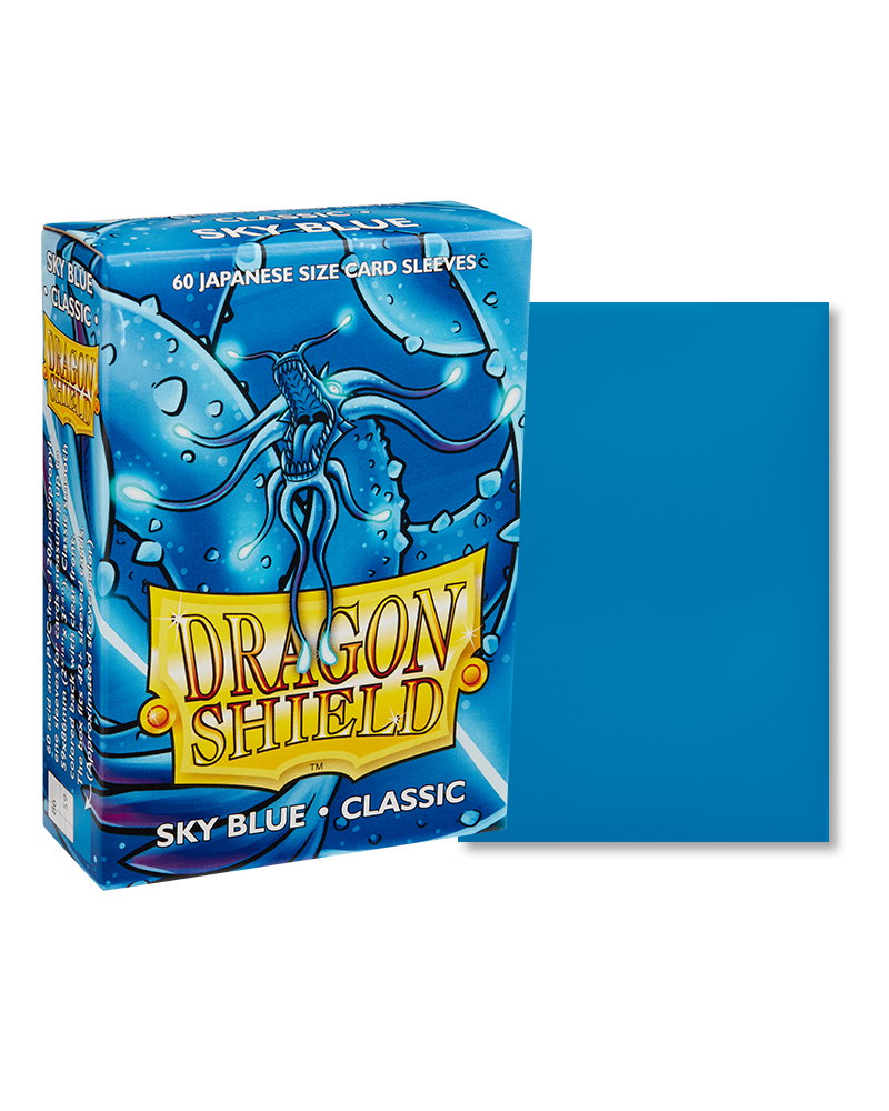 Dragon Shield - 60 Japanese Size - Sky Blue